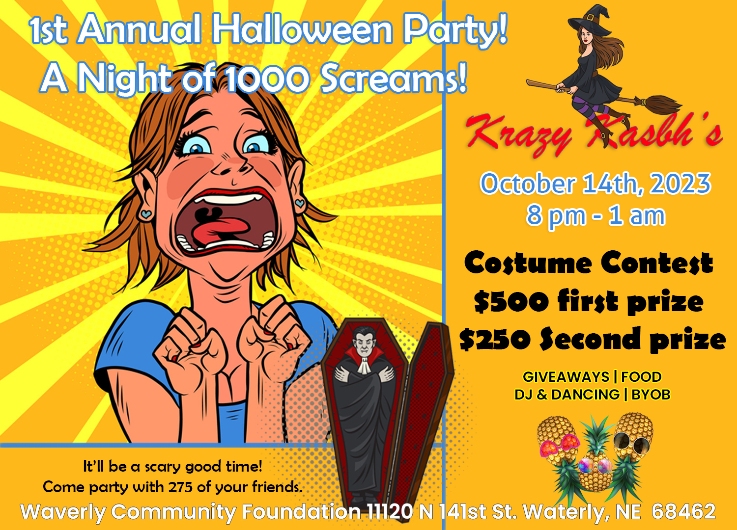 Krazy Kasbh's 1st Annual Halloween Party!